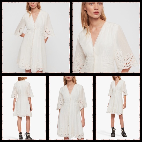 Allsaints- Una Broderie Dress (NWT) - Picture 11 of 16